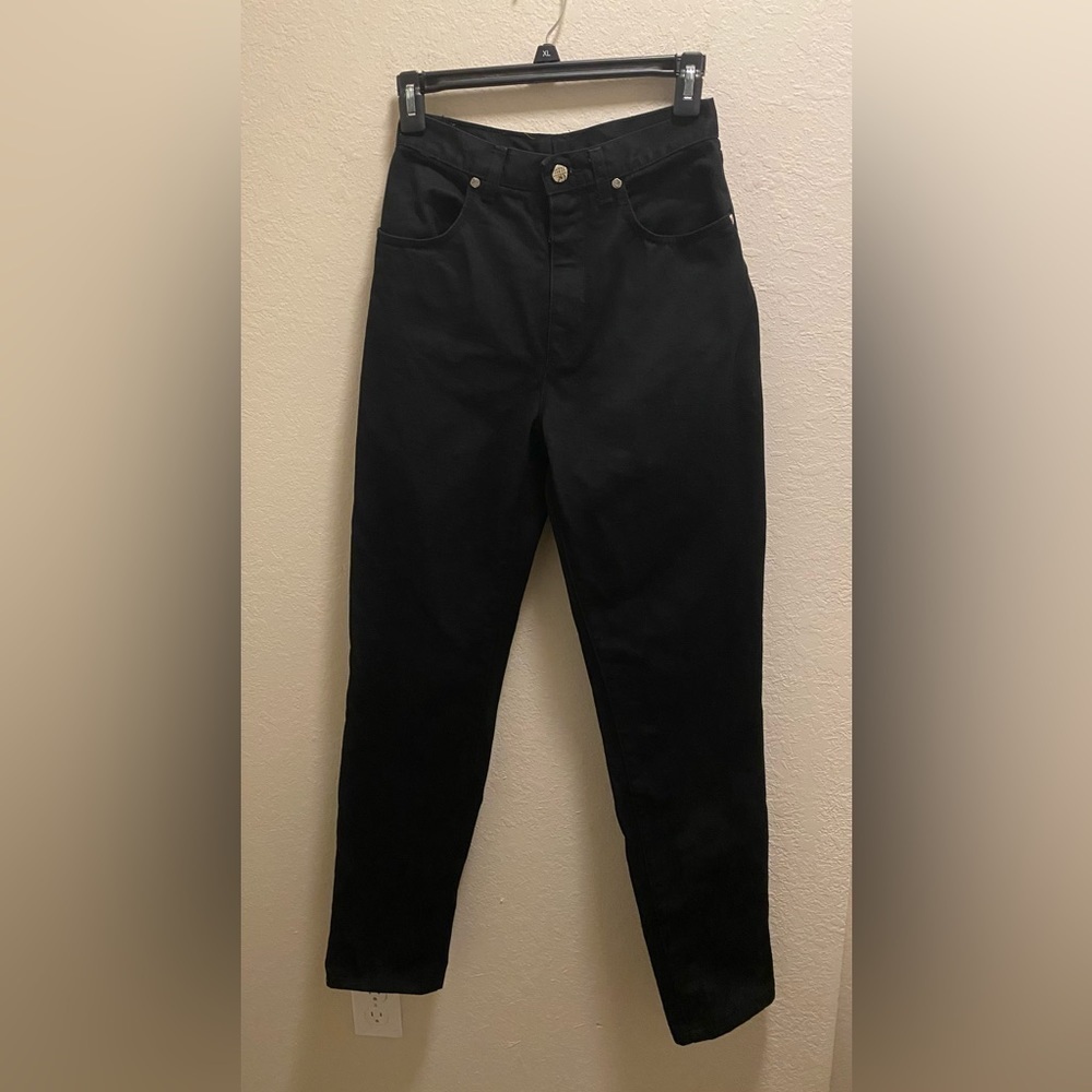 Christian Lacroix Black High Rise Waist Jeans